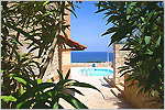 Stavromenos Villas - East front and Cretan Sea