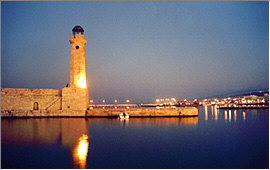 Rethymnon: The venetian lighthouse - Copyright (c) 2006 Sabine Klingsporn