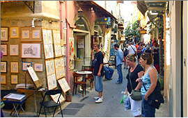 Rethymnon: Arambatzoglou Street - Copyright (c) 2007 Ingo H. Dietrich