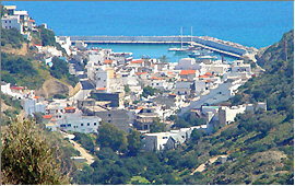 Aghia Galini: View of the village and the port from the Alexena Apartments - Copyright (c) 2010 Matthias Konopka