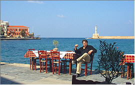 Chania: Hafenbecken / Taverna am S�dufer - Copyright (c) 2007 Ingo H. Dietrich