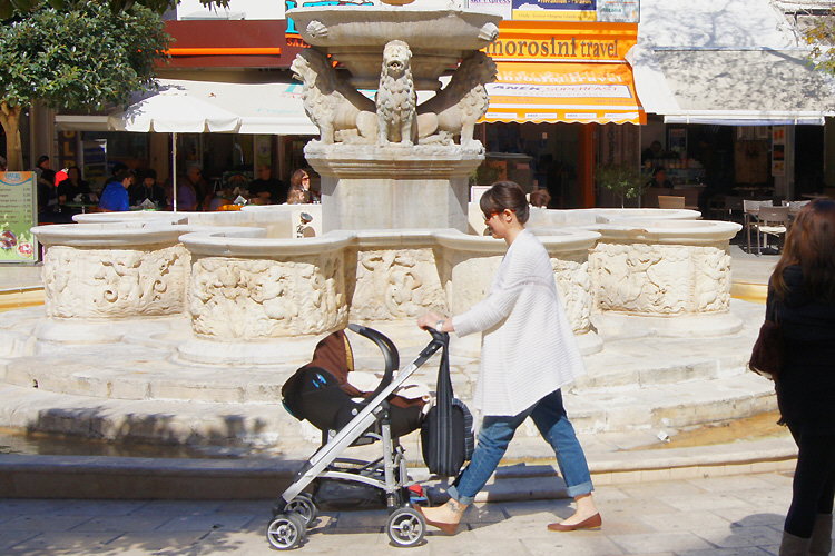 Heraklion: Löwenbrunnen - Nahaufnahme