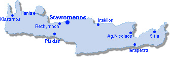 Stavromenos: Site Map