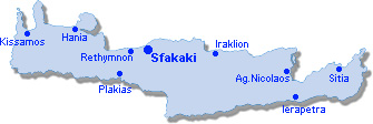 Sfakaki: Site Map