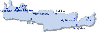 Aghia Marina: Site Map