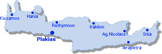 Plakias: Site Map