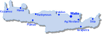 Malia: Site Map
