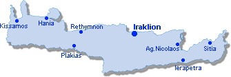 Iraklion: Site Map