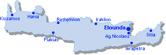 Elounda: Site Map