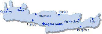 Aghia Galini: Site Map
