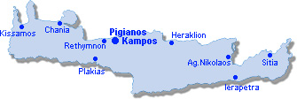 Pigianos Kampos: Lageplan