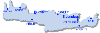 Elounda: Lageplan